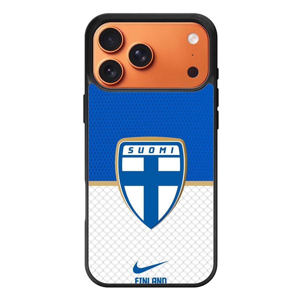 Finland Football Team iPhone 17 Pro Max Case QC10003