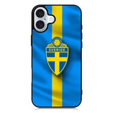 Sweden Football Team iPhone 16 Plus Case QC10145