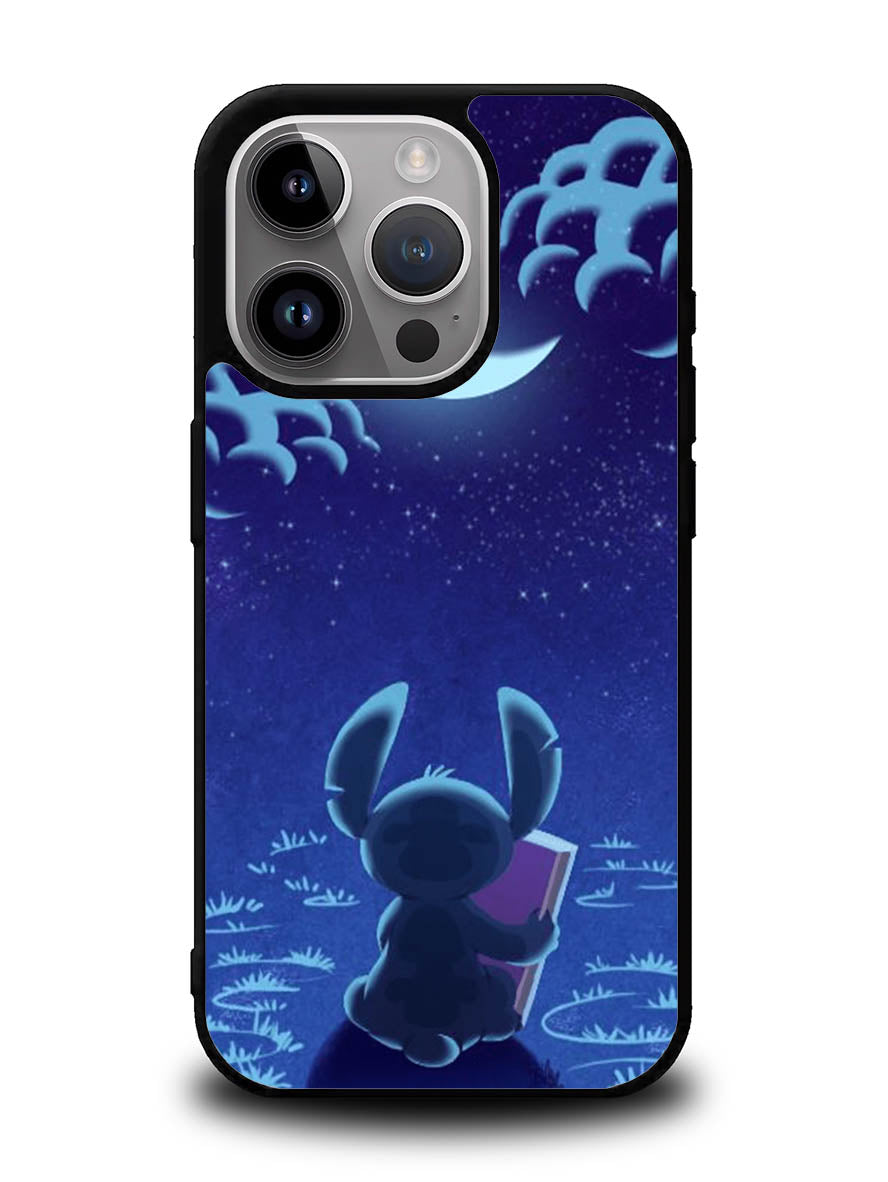 Disney Stitch Cartoon iPhone 15 Pro Case