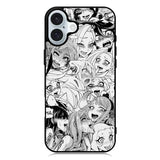 Ahegao Face Manga iPhone 16 Plus Case QC9924