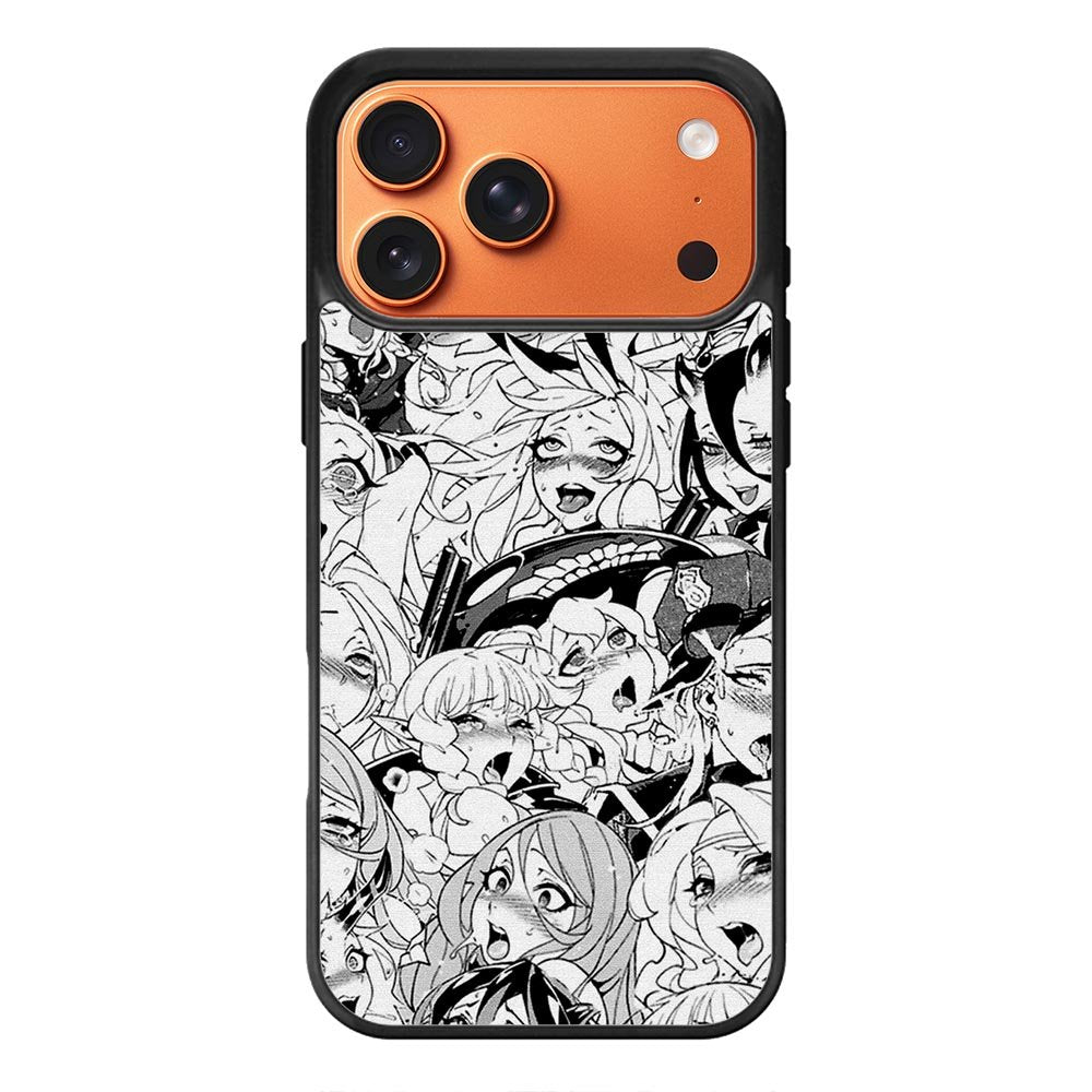Ahegao Face Manga iPhone 17 Pro Max Case QC9925