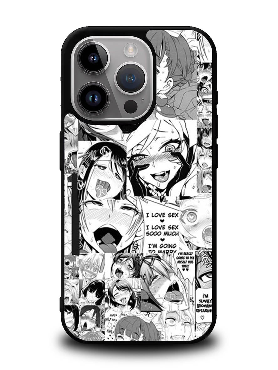 Ahegao Face Manga iPhone 15 Pro Max Case OV9927