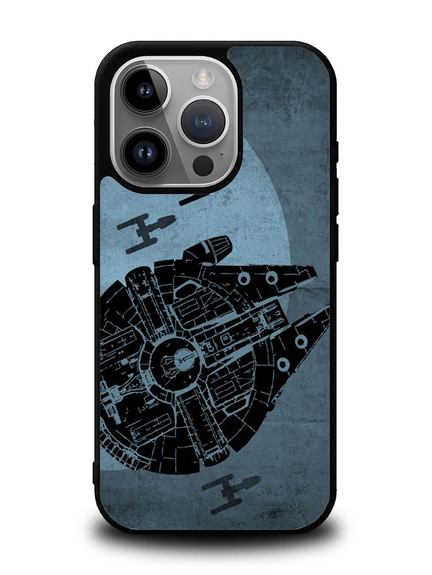Star Wars Millenium Falcon iPhone 14 Pro Case QC10139