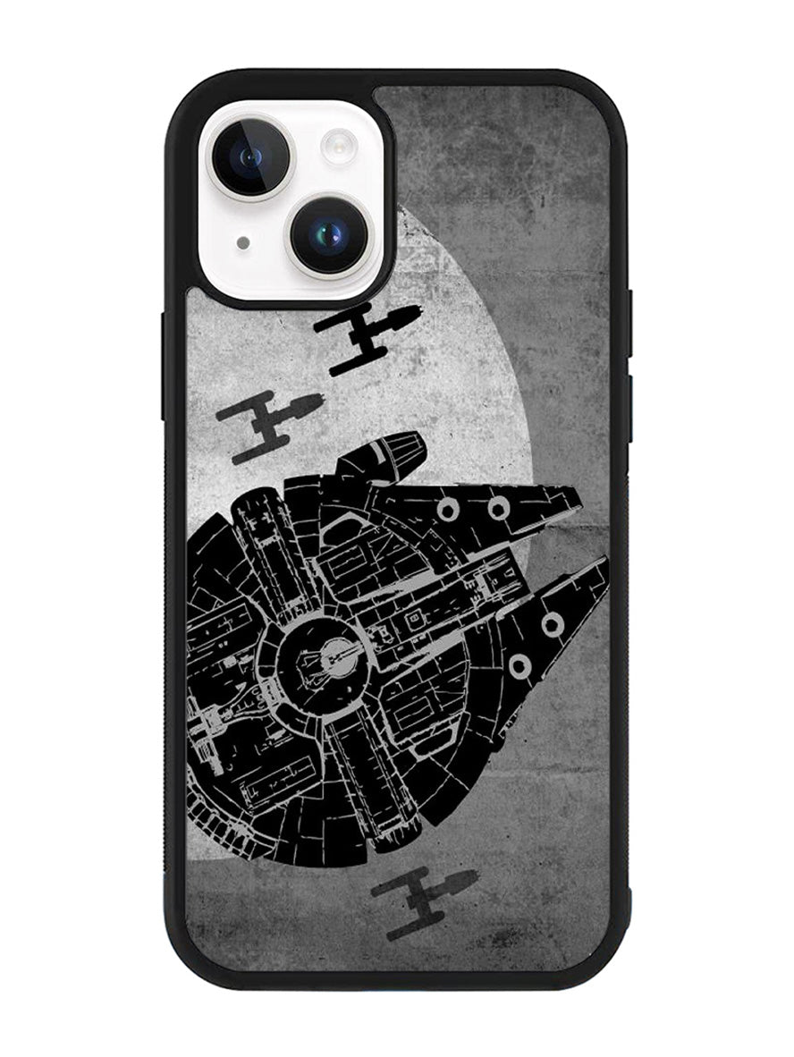 Star Wars Millenium Falcon iPhone 15 Case OV10140