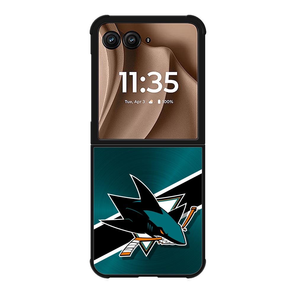 San Jose Sharks Motorola Moto RAZR Plus 2025 Case OV8873