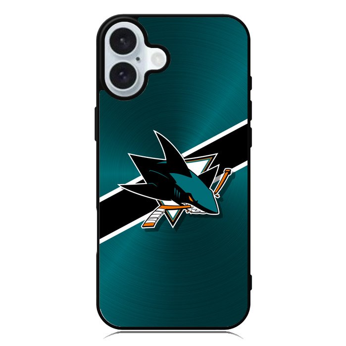 San Jose Sharks iPhone 16 Case QC8873