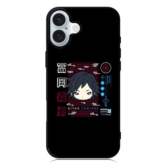 Tomioka Demon Slayer iPhone 16 Case QC10241