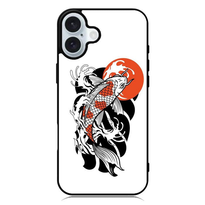 Koi Fish Japan iPhone 16 Plus Case QC10253