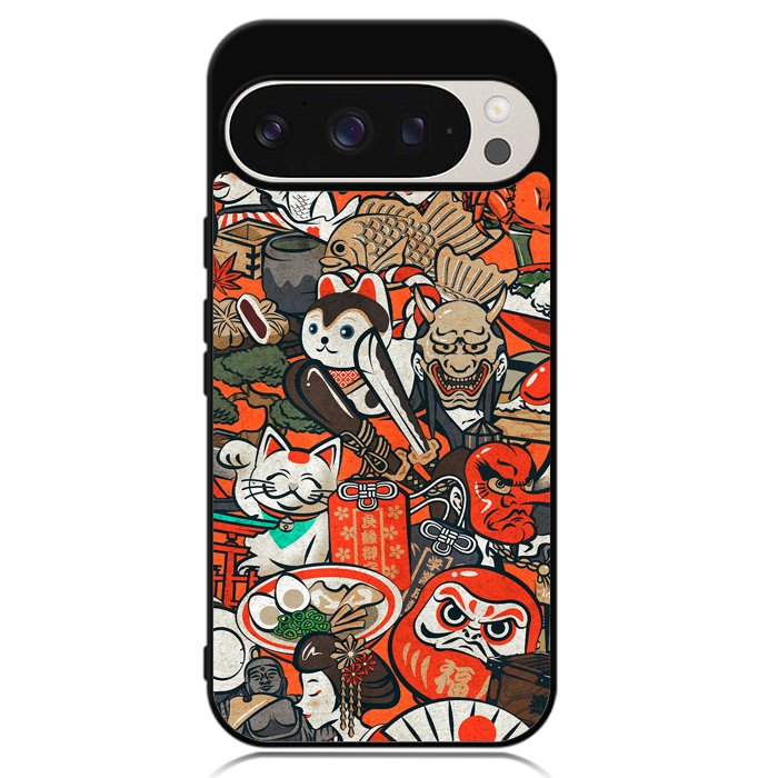 Japan Doodle Google Pixel 9 | Pixel 9 Pro Case OV10392
