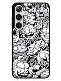 Doodle Art Cartoon Samsung Galaxy S24 5G Case