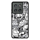 Doodle Art Cartoon Motorola Moto Edge 2025 Case