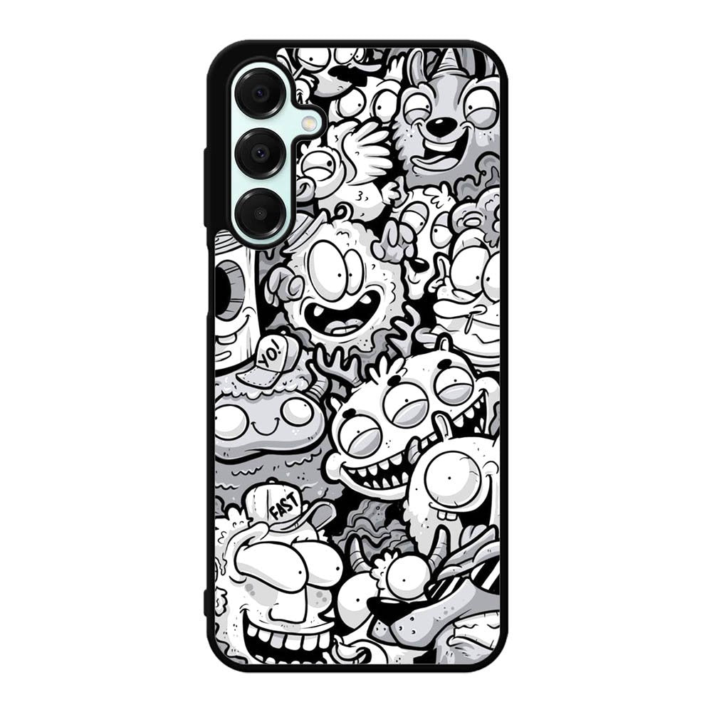 Doodle Art Cartoon Samsung Galaxy A16 Case OV3333