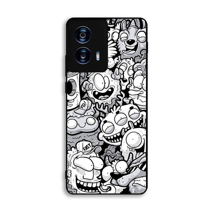 Doodle Art Cartoon Motorola Moto G Power 5G 2024 Case OV4746