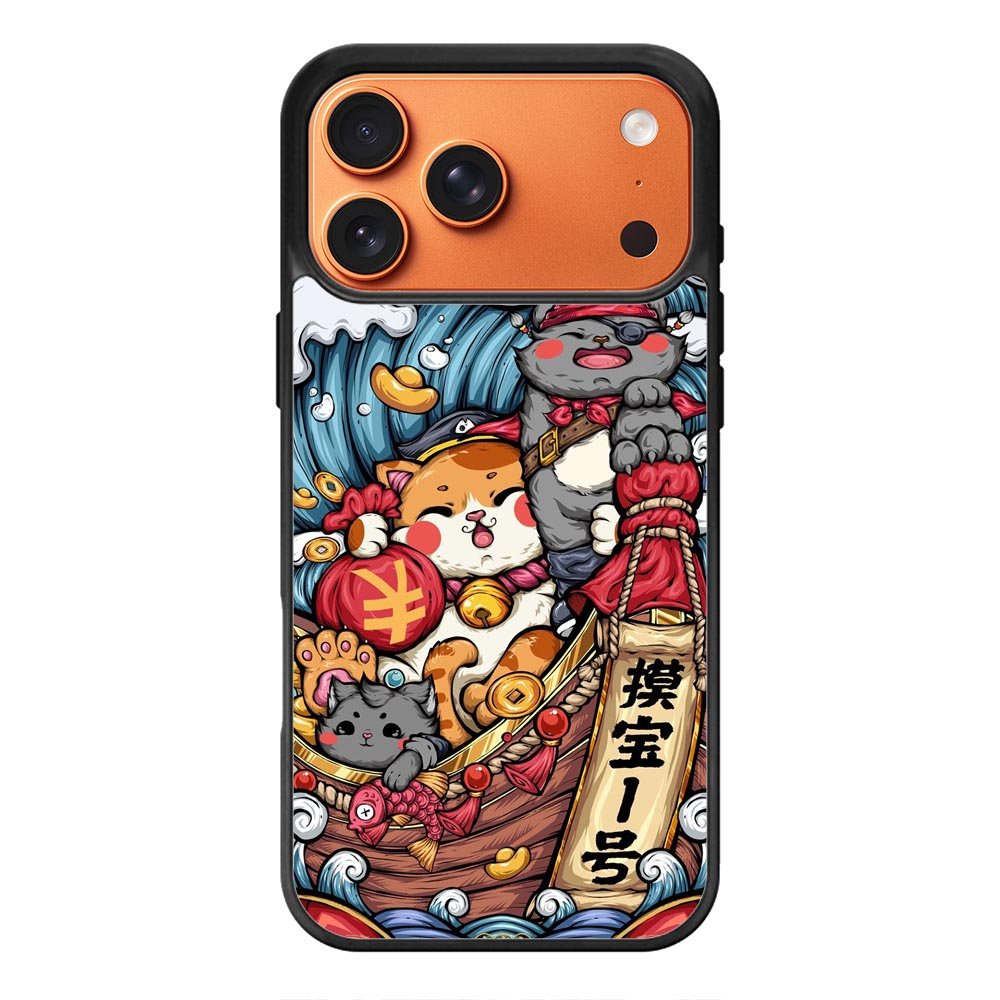 Cat Art iPhone 17 Pro Case OV10344