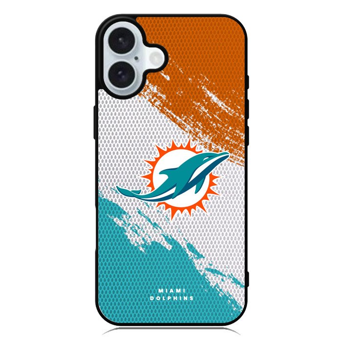 Miami Dolphins iPhone 16 Plus Case QC10271