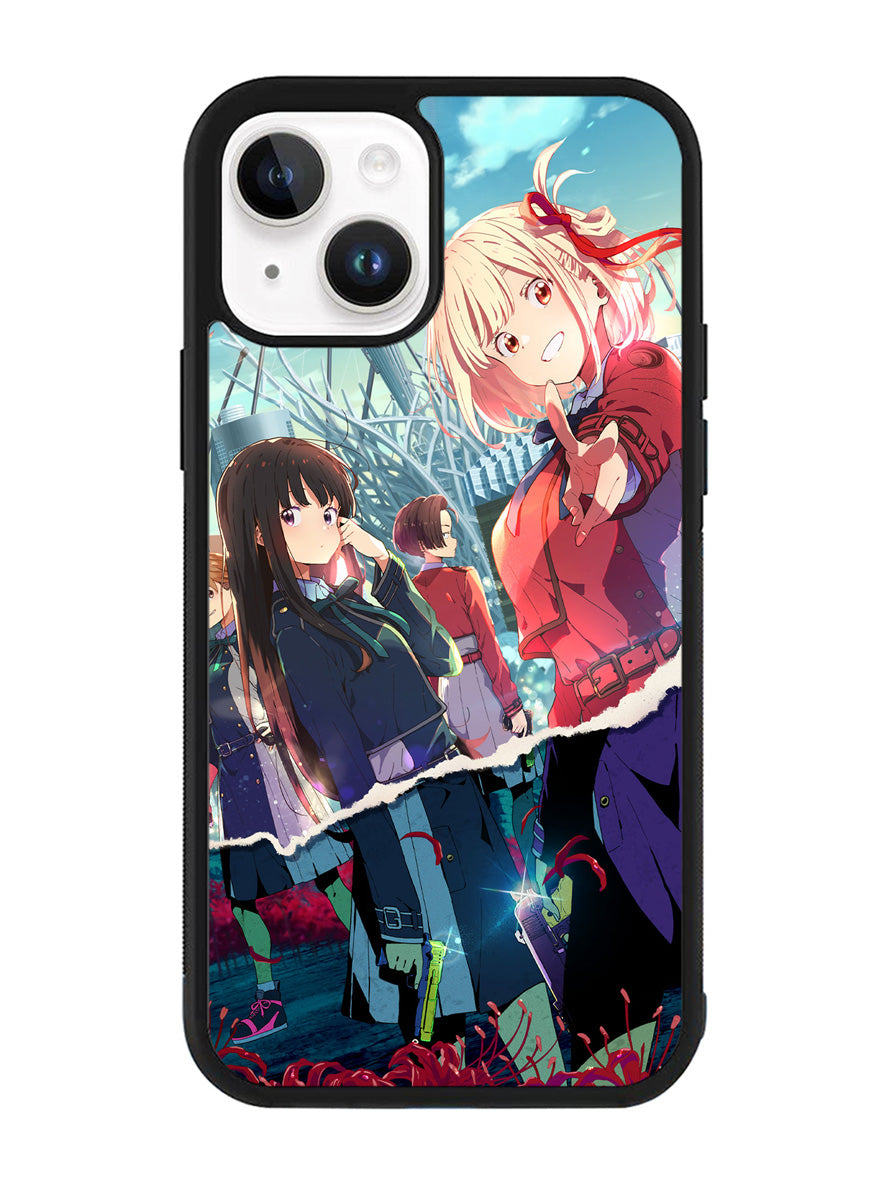 Lycoris Recoil Anime iPhone 14 Plus Case QC10263