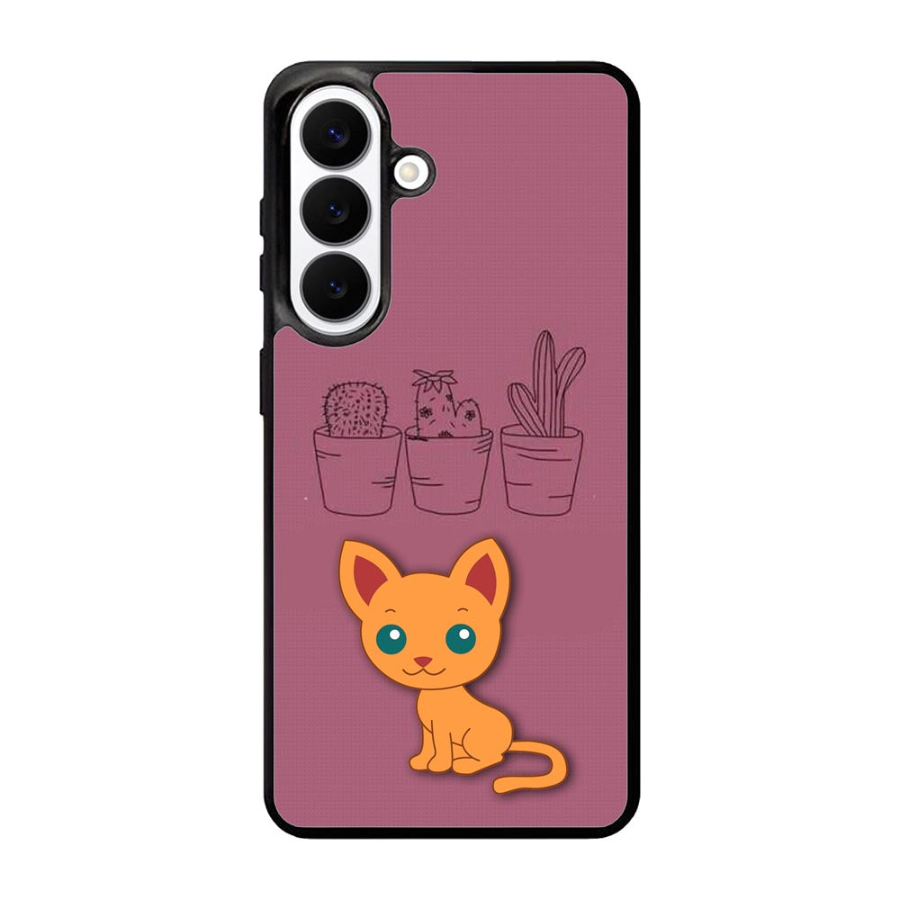 Cartoon Cute Cats Samsung Galaxy S26 Case QC9321