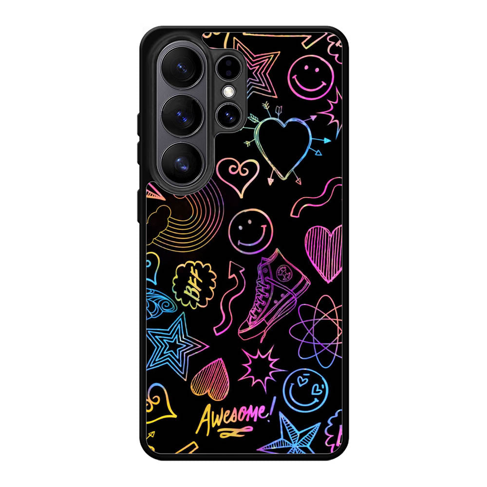 Neon Doodles Samsung Galaxy S26 Ultra Case OV9467