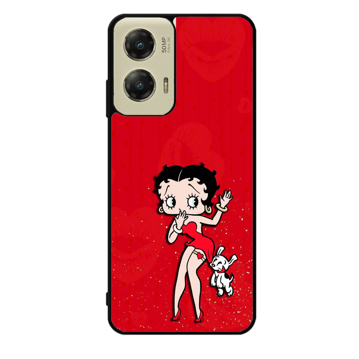 Black Betty Boop Motorola Moto G Stylus 5G 2024 Case