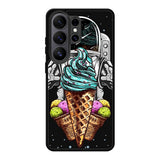 Funny Astronaut Ice Cream Samsung Galaxy S26 Ultra Case OV5916