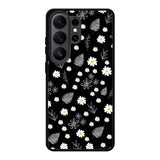 Floral Flower Black White Samsung Galaxy S26 Ultra Case QC11088