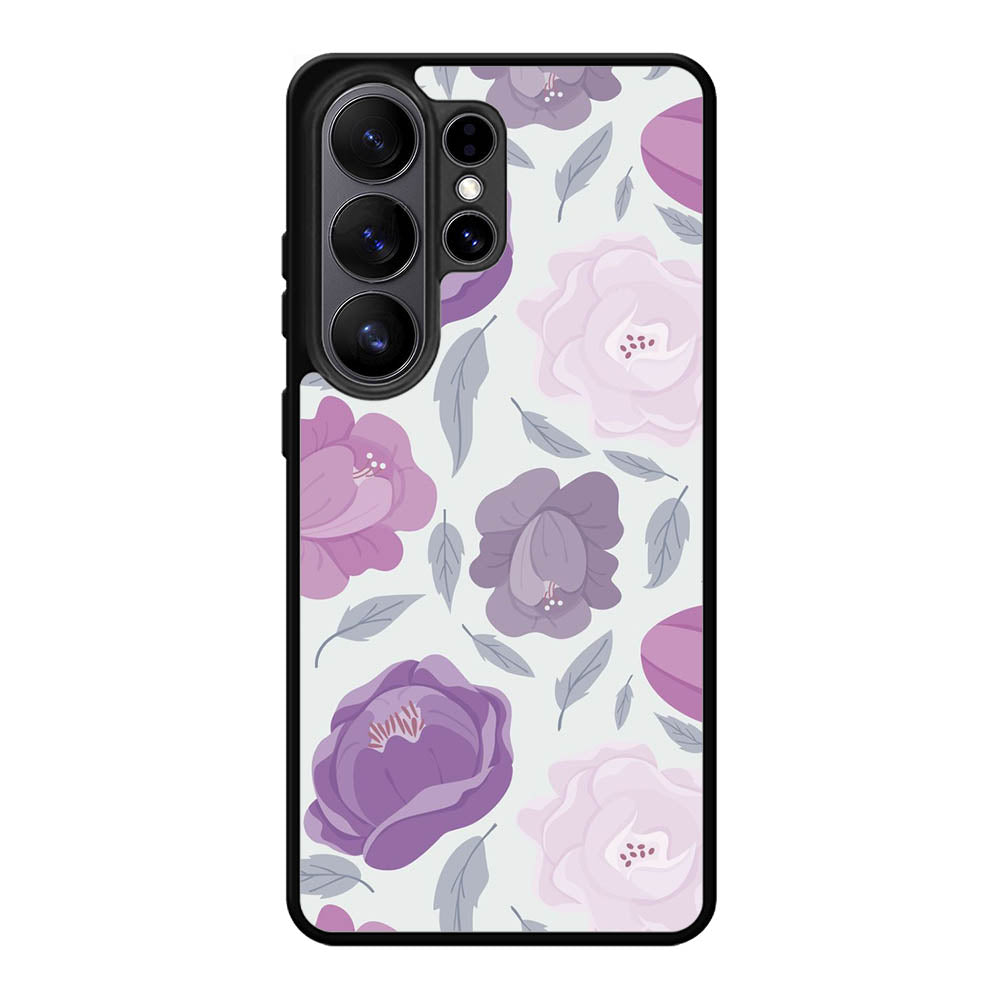Floral Flower Purple Samsung Galaxy S26 Ultra Case OV11089