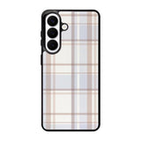 Grid Aesthetic Soft Brown Samsung Galaxy S26 Plus Case OV11102