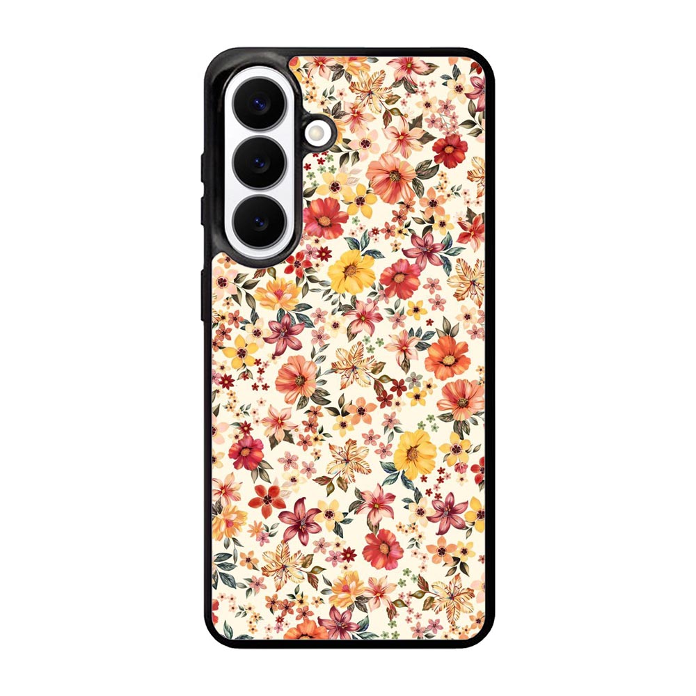Floral Flower Vintage Samsung Galaxy S26 Case OV10567