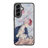 anime boy with cat Samsung Galaxy A37 Case OV0097