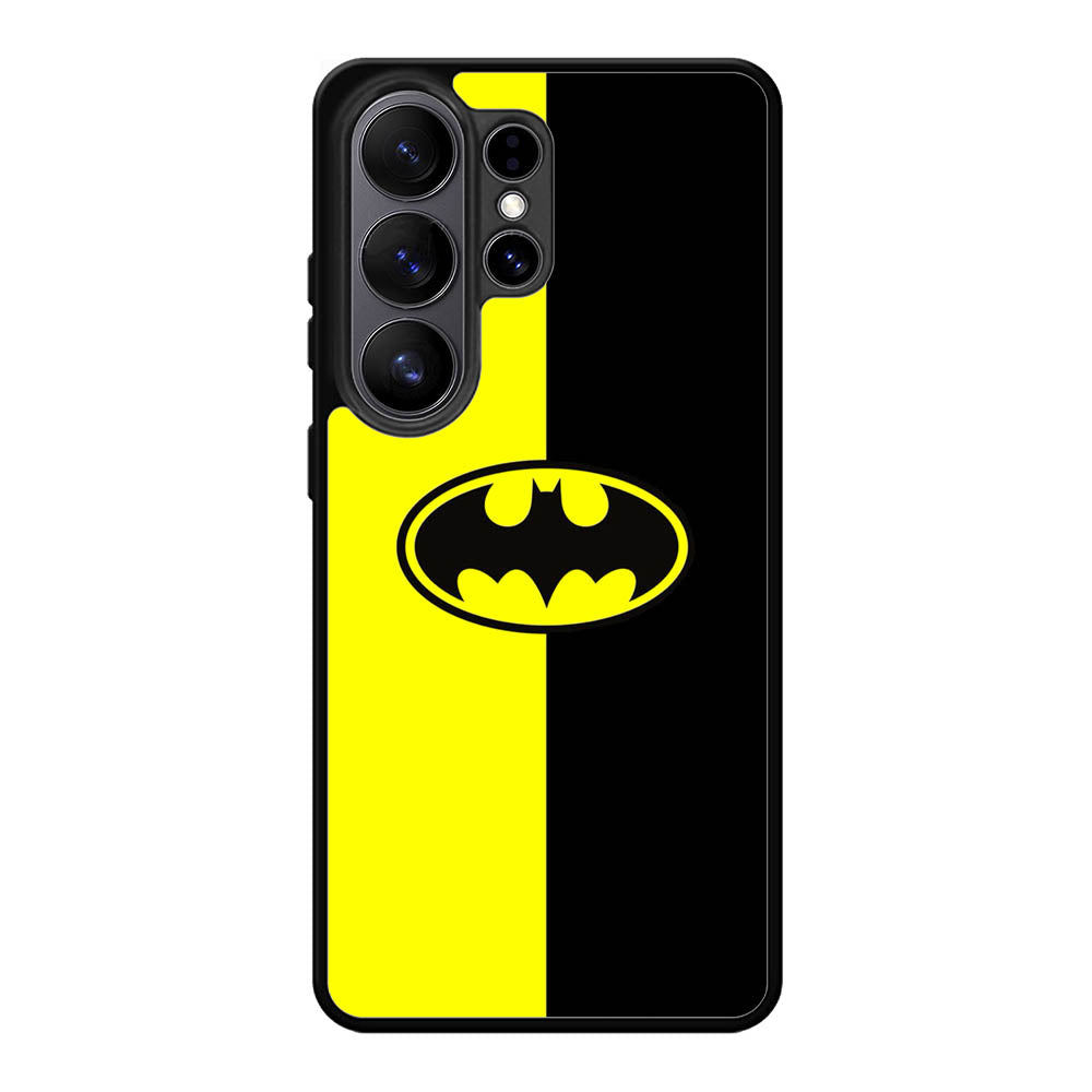 Batman Logo Yellow Black Samsung Galaxy S26 Ultra Case OV0112