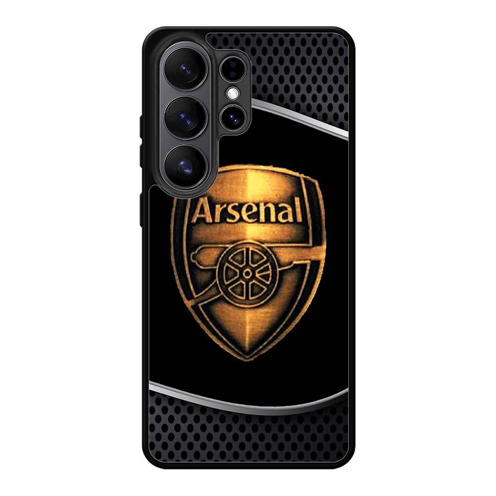 Arsenal Logo Gold 2nd Samsung Galaxy S26 Ultra Case