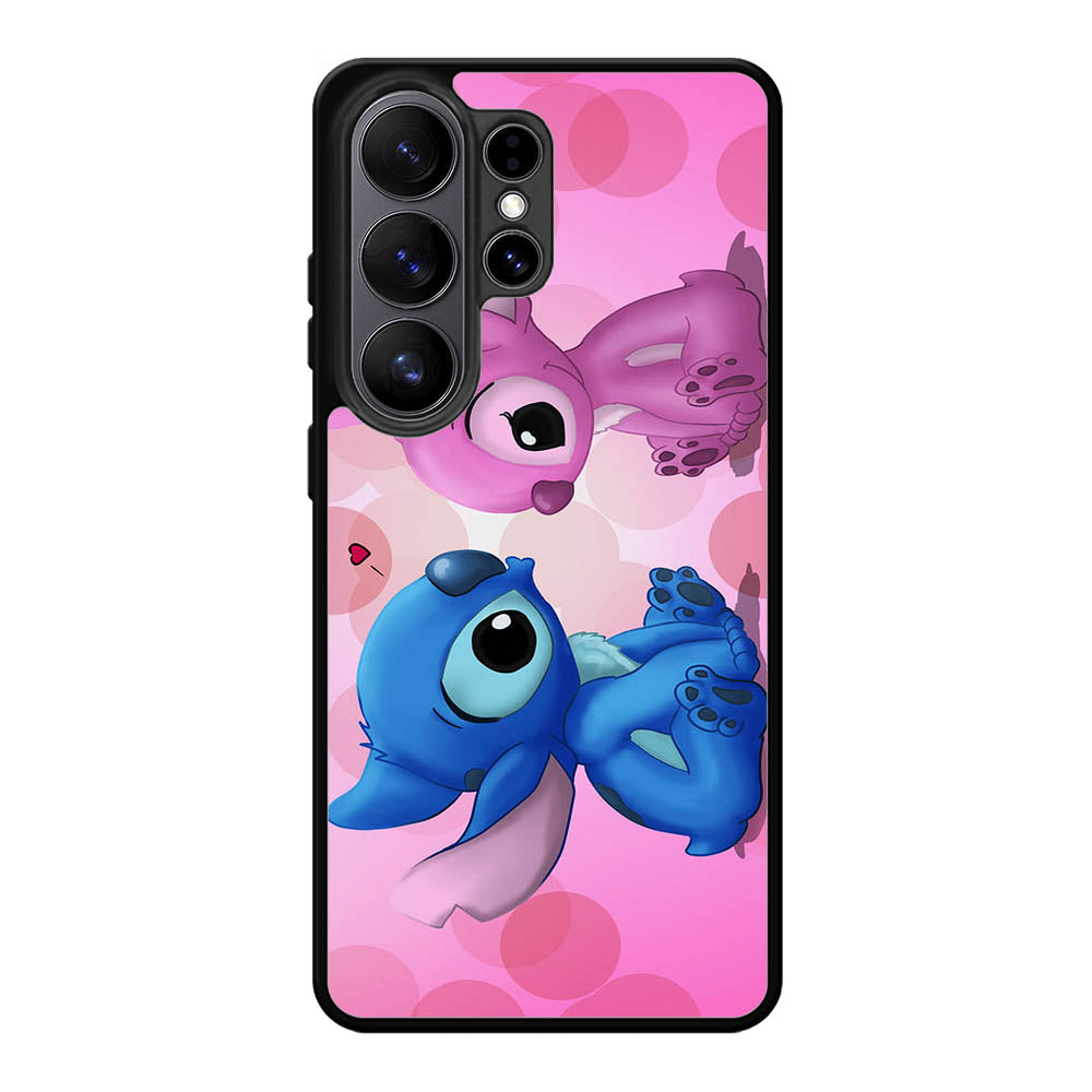 Stitch Pink And Blue 1st Samsung Galaxy S26 Ultra Case