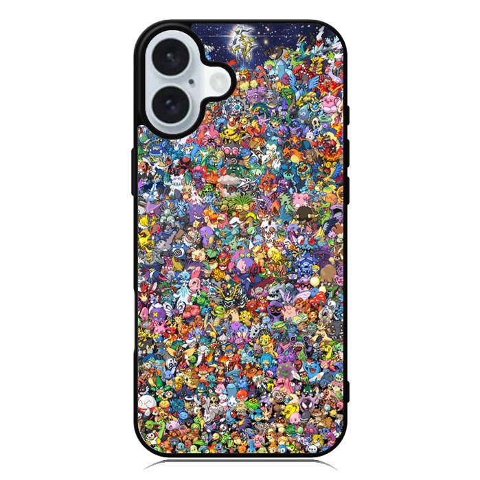 All Pokemon Character iPhone 16 Case QC0411