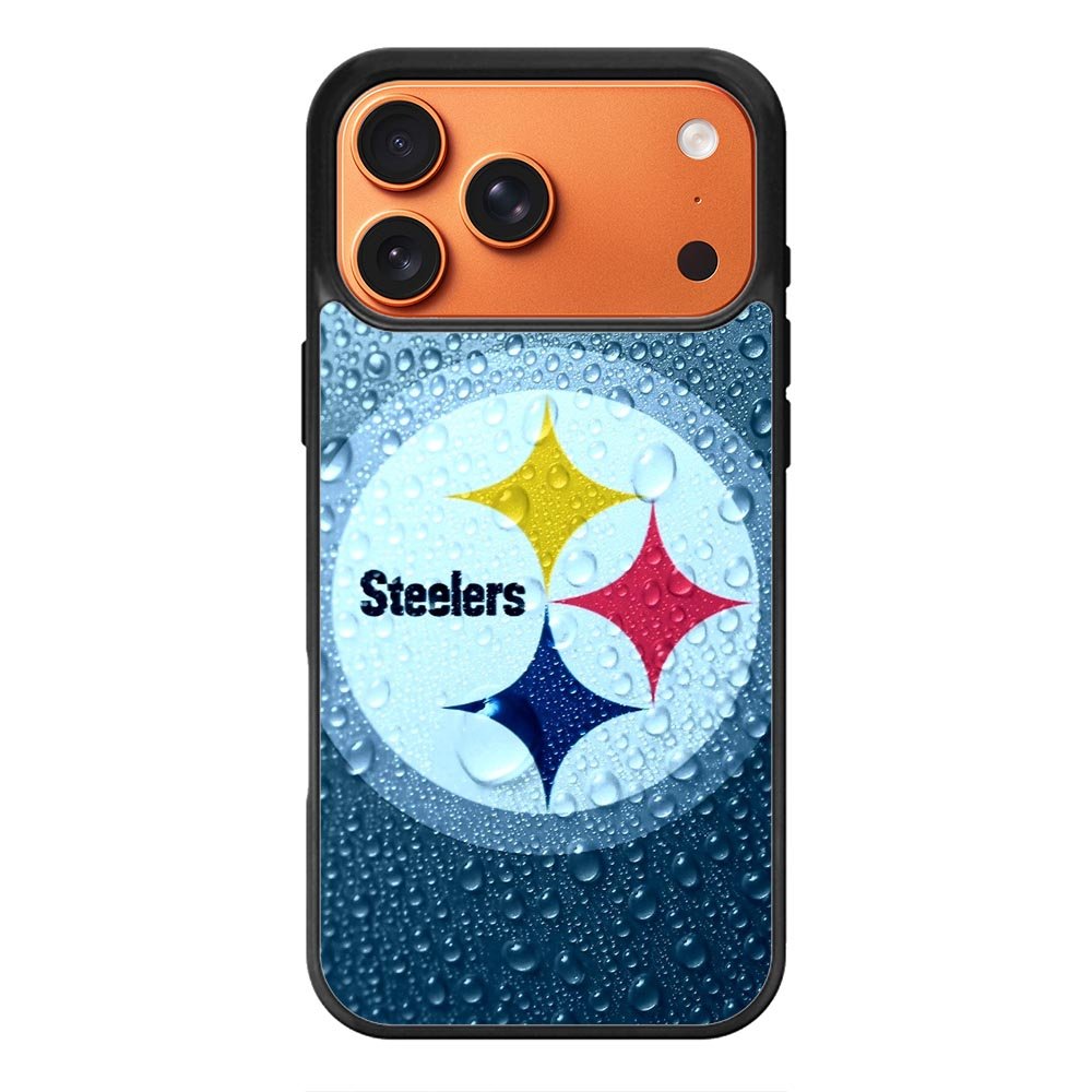 Steelers Logo Water iPhone 17 Pro Case QC2375