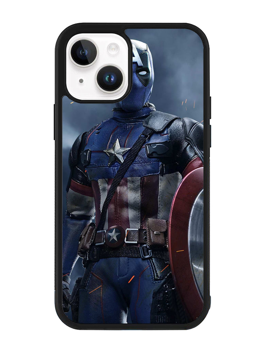 Deadpoll Captain America iPhone 14 Case QC4615