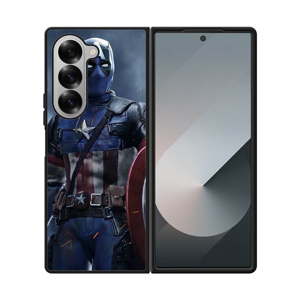 Deadpoll Captain America Samsung Galaxy Z Fold 7 5G Case OV4615