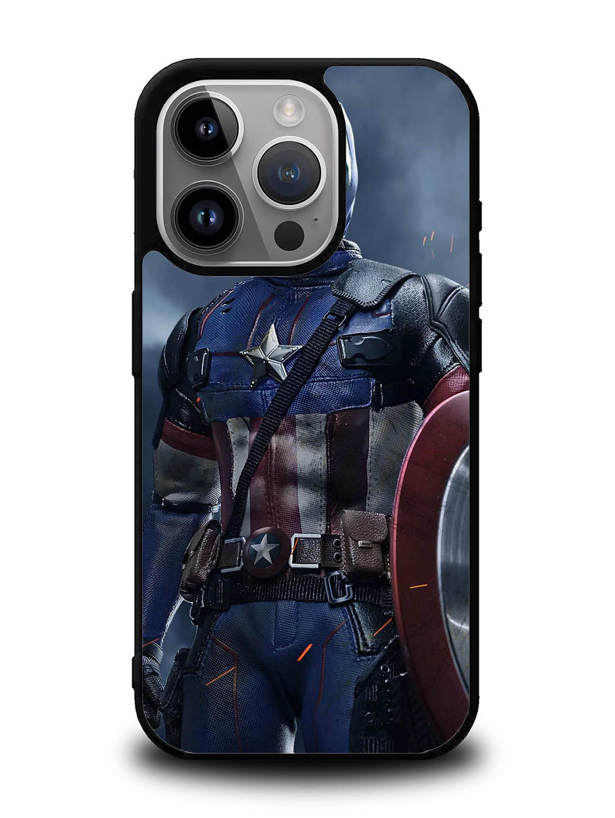 Deadpoll Captain America iPhone 14 Pro Case QC4615