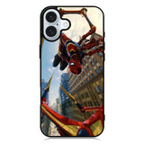 Iron Spiderman iPhone 16 Case QC5290