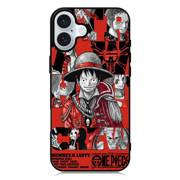 One Piece Crew iPhone 16 Plus Case QC2983