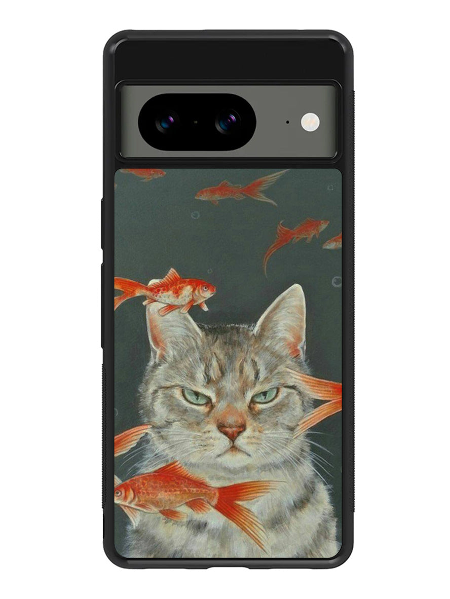 Cat Fish Google Pixel 8A Case QC4397
