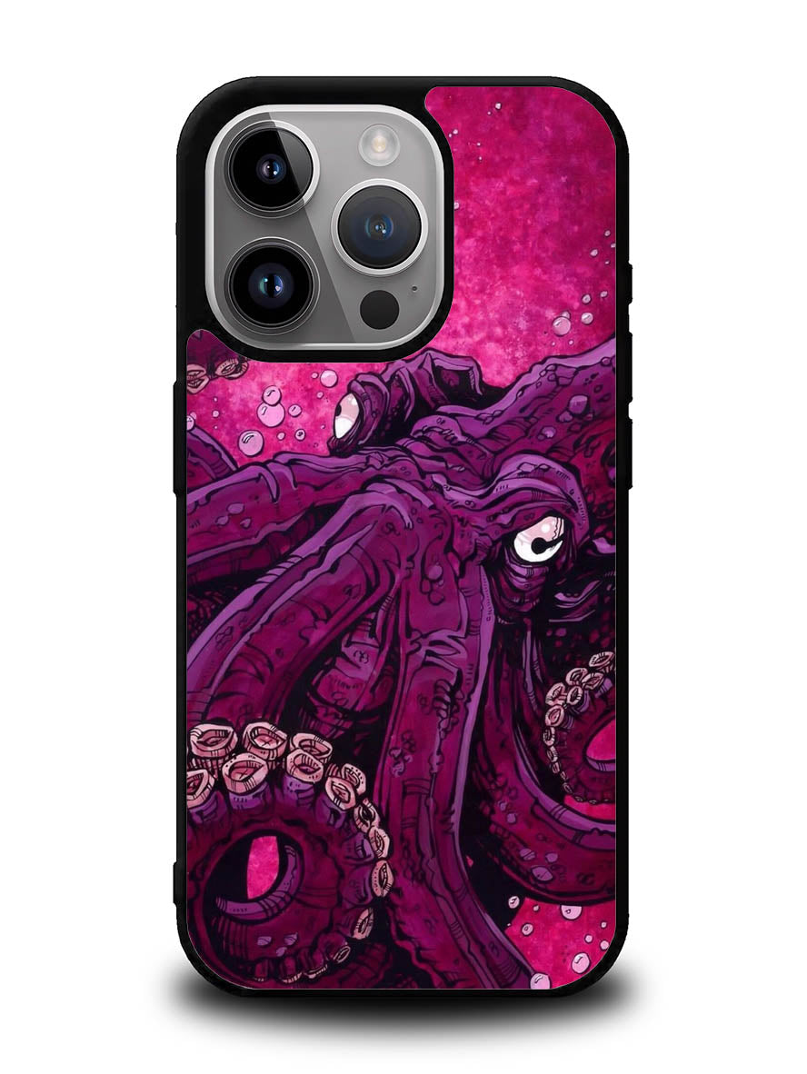 Purple Octopus iPhone 14 Pro Max Case QC0452