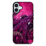 Purple Octopus iPhone 16 Case QC0452