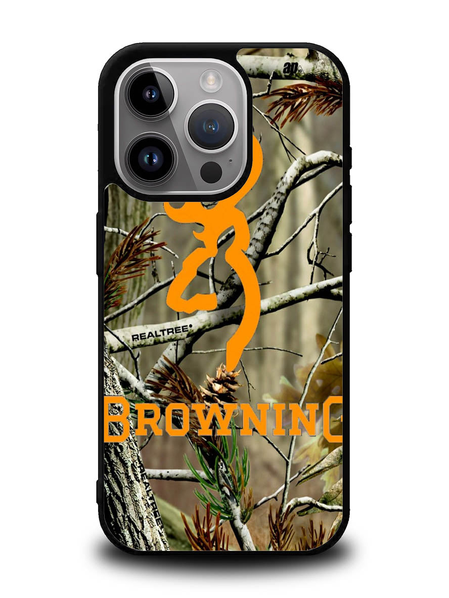 Camo Browning iPhone 15 Pro Case