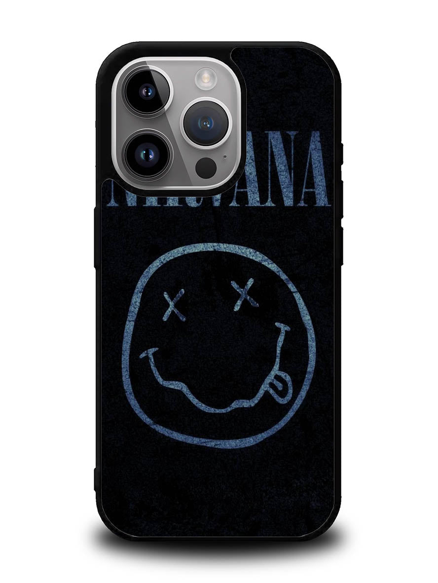 Nirvan Smiley Face iPhone 15 Pro Max Case OV0455