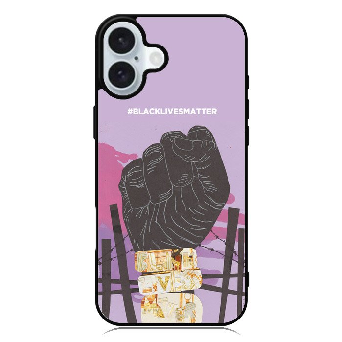 Black Lives Matter iPhone 16 Plus Case QC4157