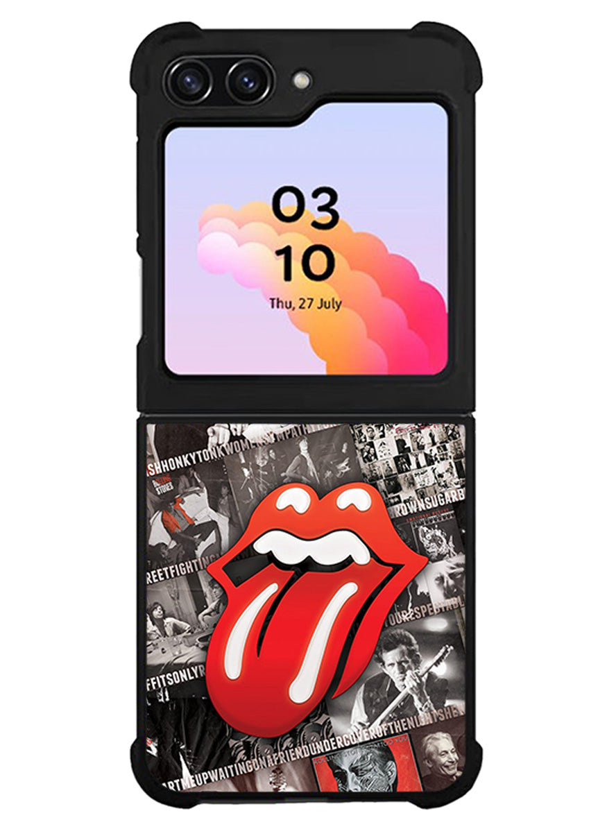 Rolling Stones Collage Samsung Galaxy Z Flip 5 5G 2023 Case