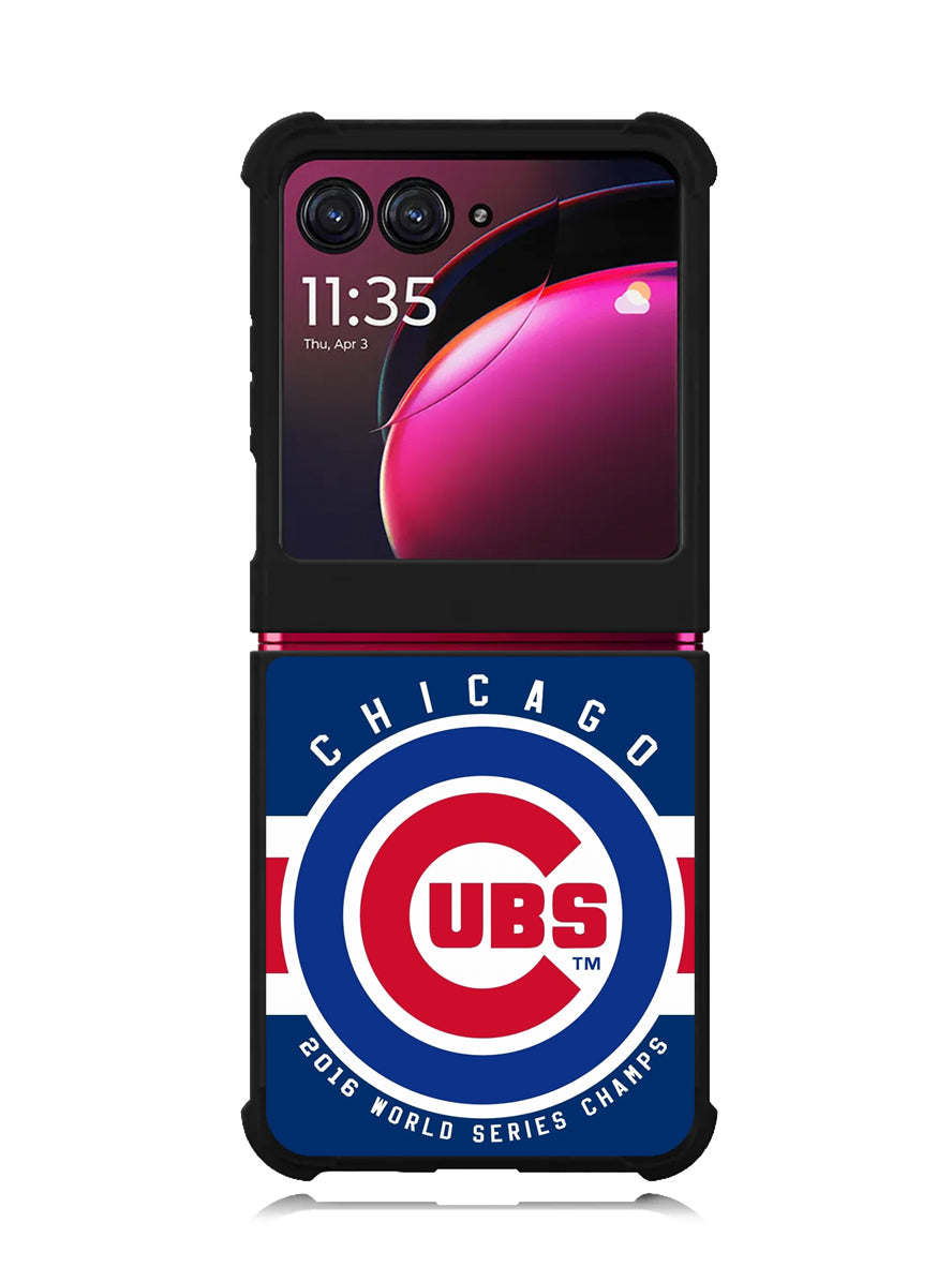 Chicago Cubs 2016 World Series Cahmps Motorola Moto Razr Plus 2023 , Moto Razr+ 2023 Case OV4447