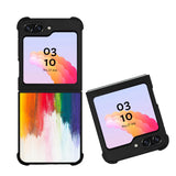 Colorful Rainbow FLB0403 Samsung Galaxy Z Flip 5 , Z Flip 4 , Z Flip 3 ,  Z Fold 5 , Z Fold 4 , Z Fold 3 5G Case