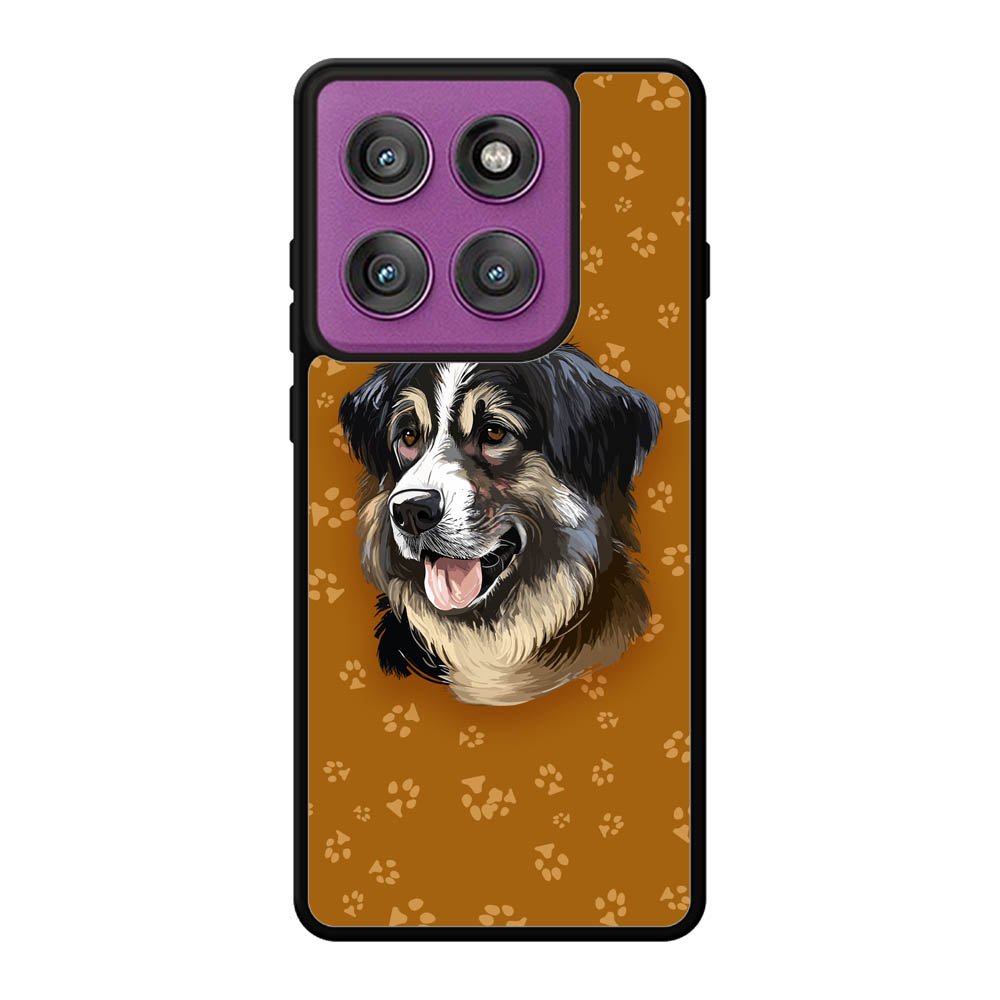 Brown Cute Dog FLB0411 Motorola Moto Edge 60 Pro Case