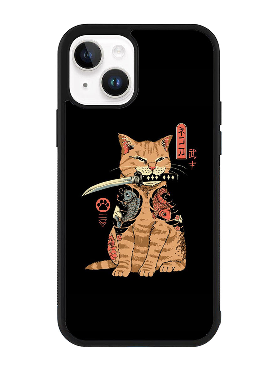 Samurai Cat iPhone 15 Case OV11022